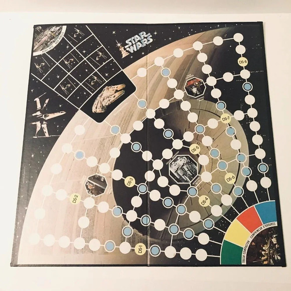 Vintage 1977  Star Wars Escape From Death Star Board Game FR and EN Instructions - Picture 7 of 16